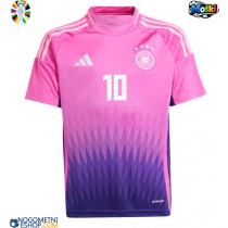 Moški Nogometni dresi Nemčija Jamal Musiala #10 Gostujoči EP 2024 Kratek Rokav